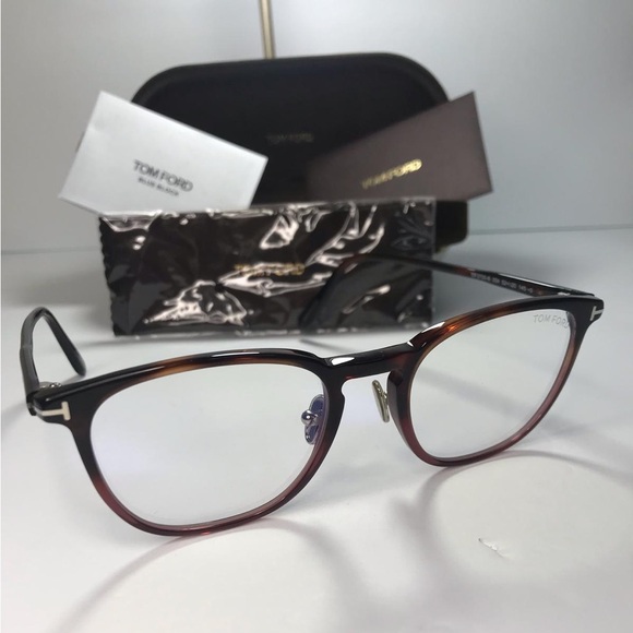 New Authentic TOM FORD TF5700-B 052 BLUE CONTROL Eyeglasses - Picture 5 of 16